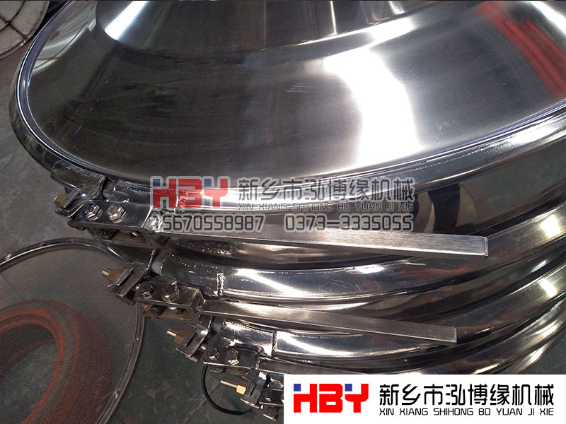 加高喇叭口式 1000型三層四出料口不銹鋼篩粉機準備發貨